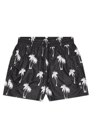 Quotrell Quotrell palm swimshort sh99784 Zwembroek 0002 black/white