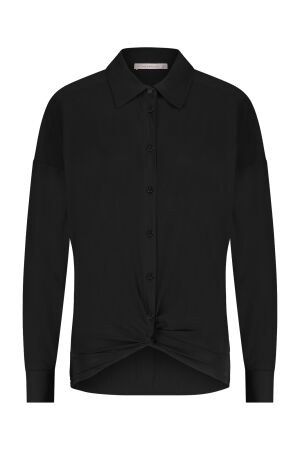 Studio Anneloes Studio Anneloes sanne blouse 09491 T-shirt Lange mouw 9000 black