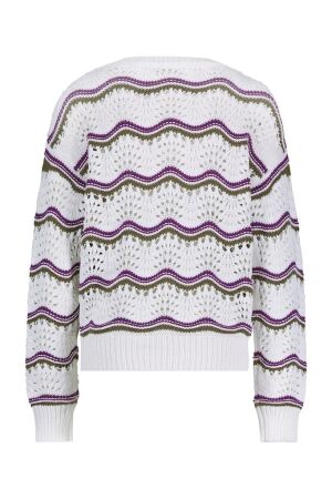 Studio Anneloes Studio Anneloes leana ajour pullover 09640 Trui 1100 off white