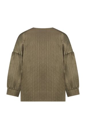 Studio Anneloes Studio Anneloes juliana wrinkle jacq top 09603 Blouse 8000 earth