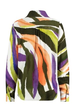 Studio Anneloes Studio Anneloes bobby satin fade blouse 09623 T-shirt Lange mouw 9997 multi color