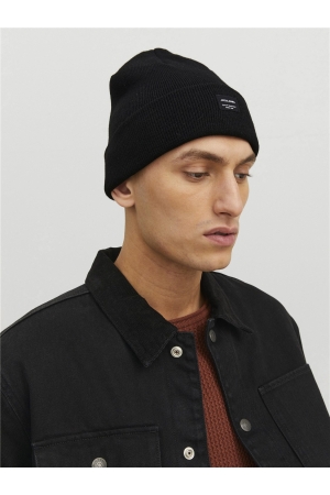 Jack & Jones Jack & Jones jacdna beanie noos 12092815 Mutsen black