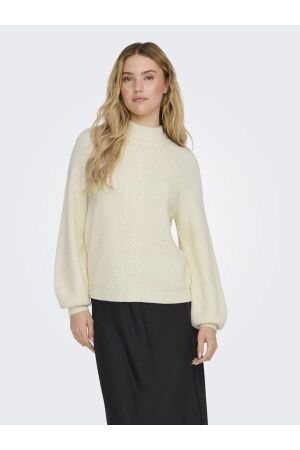 Only Only onlkatia ls detail highneck cc knt 15324678 Trui whitecap gray melange