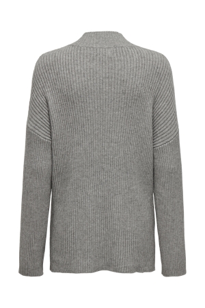 Only Only onlkatia ls loose highneck cc knt 15324664 Trui medium grey melange
