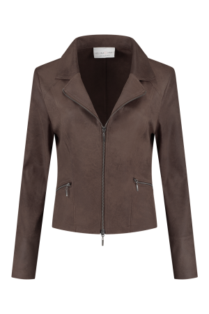 Helena Hart Helena Hart 7288 zipper biker Blazers choco