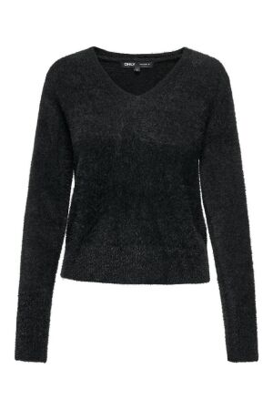 Only Only onlella piumo ls v-neck nca knt 15259562 Trui black