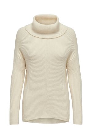 Only Only onlkatia ls saddle roll neck cc knt 15324661 Trui whitecap gray melange