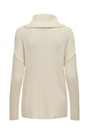 Only Only onlkatia ls saddle roll neck cc knt 15324661 Trui whitecap gray melange