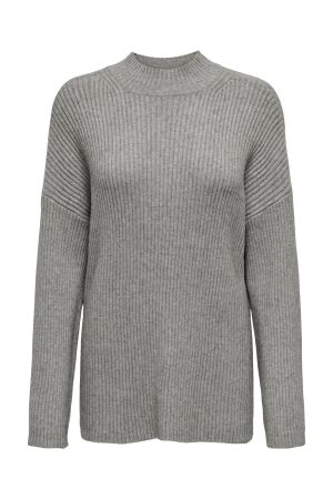 Only Only onlkatia ls loose highneck cc knt 15324664 Trui medium grey melange