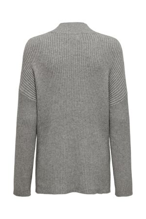 Only Only onlkatia ls loose highneck cc knt 15324664 Trui medium grey melange