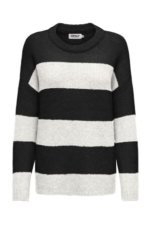 Only Only onlfilone life ls o-neck cc knt 15324293 Trui black cloud dancer