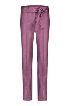 Studio Anneloes Studio Anneloes mita faux leather trousers 09709 Broek 5200 purper