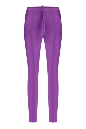 Studio Anneloes Studio Anneloes stairdown shiny trousers 09712 Broek 5200 purper