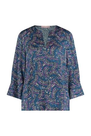 Studio Anneloes Studio Anneloes arletta satin brench top 09767 T-shirt Lange mouw 9997 multi color
