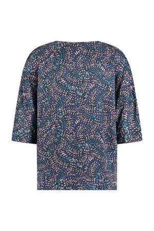Studio Anneloes Studio Anneloes birgit satin brench top 09768 T-shirt Korte mouw 9997 multi color