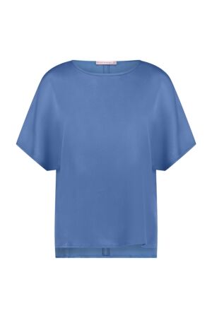 Studio Anneloes Studio Anneloes luxx satin top 09857 T-shirt Korte mouw 6303 mid jeans