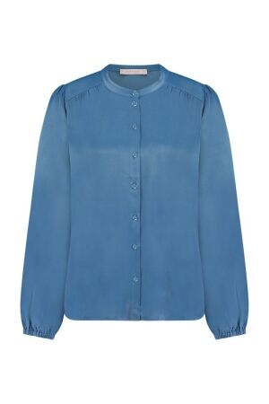 Studio Anneloes Studio Anneloes birdie satin blouse 09856 Blouse 6303 mid jeans
