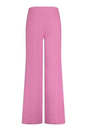 Studio Anneloes Studio Anneloes rasa tweed trousers 09796 Broek 4900 dark pink