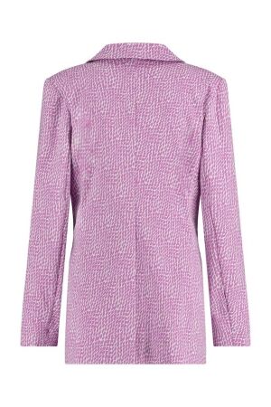 Studio Anneloes Studio Anneloes milos spots jacquard blazer 09801 Blazers 1149 offwhite/dark pink