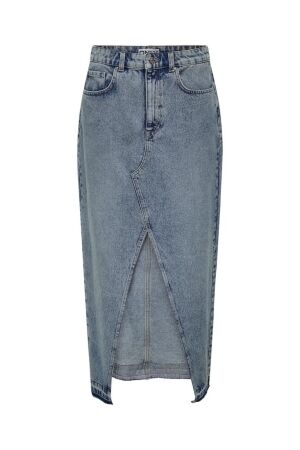 Only Only onlalina leigh hw ex long dnm skirt pim 15315770 medium blue denim