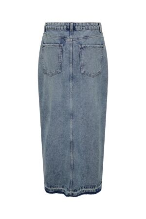 Only Only onlalina leigh hw ex long dnm skirt pim 15315770 medium blue denim