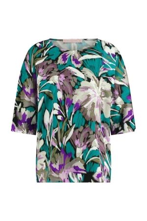 Studio Anneloes Studio Anneloes birgit aquarel top 09935 T-shirt Korte mouw 9997 multi color