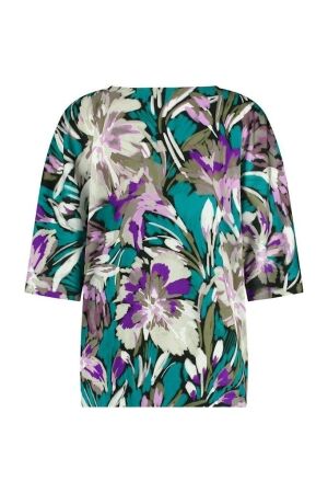 Studio Anneloes Studio Anneloes birgit aquarel top 09935 T-shirt Korte mouw 9997 multi color