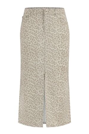 Studio Anneloes Studio Anneloes annebella leo denim skirt 09997 1413 kit/cappuccino
