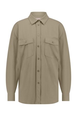 Studio Anneloes Studio Anneloes denisa rib blouse 09919 Blouse 1600 clay