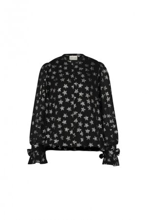 Fabienne Chapot Fabienne Chapot kylie blouse clt-bls-40-aw24-0 Blouse 0095 black/silver