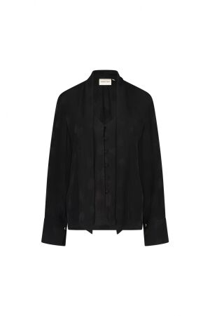 Fabienne Chapot Fabienne Chapot minoes blouse clt-bls-41-aw24-0 Blouse 0102 black