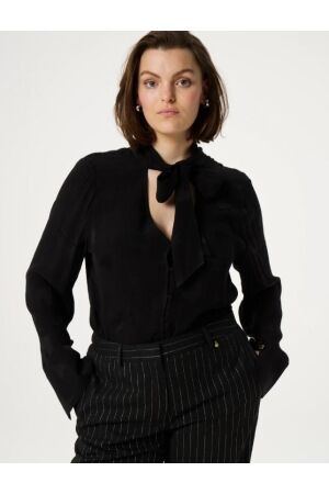 Fabienne Chapot Fabienne Chapot minoes blouse clt-bls-41-aw24-0 Blouse 0102 black