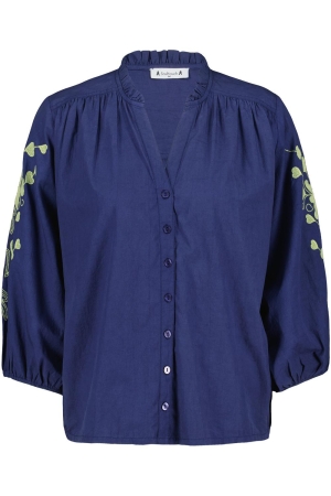 Soul Touch Soul Touch lisa blouse embr.3/4 Blouse navy
