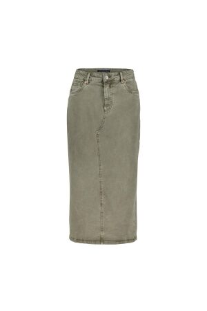Red Button Red Button srb4298 sibelle skirt coloured denim dark khaki