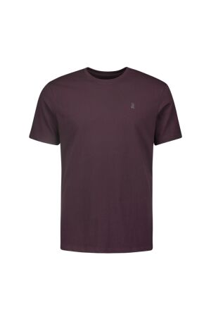 No- Excess No- Excess 25340701 t-shirt crewneck solid basic Basic T-shirts 083 aubergine