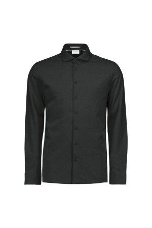 No- Excess No- Excess 25410780 shirt jersey melange stretch Overhemd 103 antra melange