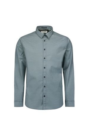 No- Excess No- Excess 25430823 shirt stretch allover printed Overhemd 078 night