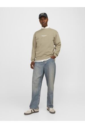 Jack & Jones Jack & Jones jorvesterbro sweat crew neck noos 12241694 Sweater silver sage