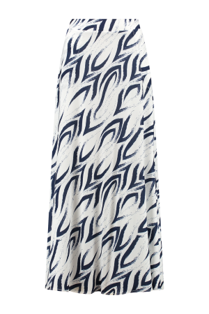 Helena Hart Helena Hart 7582solo rok angie print solo wit/marine