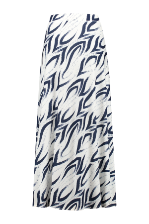 Helena Hart Helena Hart 7582solo rok angie print solo wit/marine