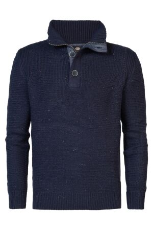 Petrol Petrol m-3040-kwc226 knitwear collar Trui 5120 sky captain