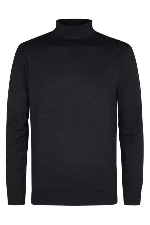 Petrol Petrol m-3040-kwc258 knitwear collar basic Trui 5120 sky captain