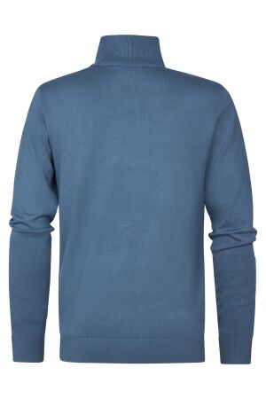 Petrol Petrol m-3040-kwc002 knitwear collar basic Trui 5183 light shadow