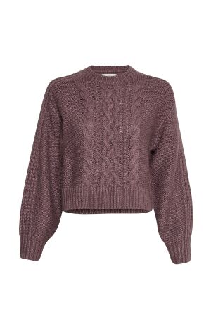 MSCH Copenhagen MSCH Copenhagen mschdiella heidi pullover 18463 Trui black plum