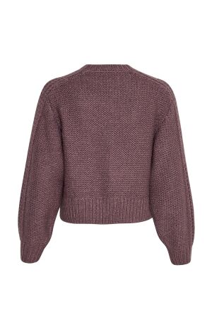 MSCH Copenhagen MSCH Copenhagen mschdiella heidi pullover 18463 Trui black plum
