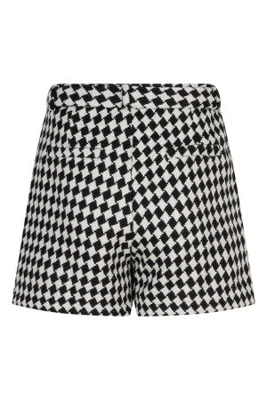 Lofty Manner Lofty Manner short jianna ph37 Broek 615 black/white