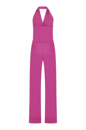 Studio Anneloes Studio Anneloes elena halter jumpsuit 11110 Jumpsuit 5500 new fuchsia