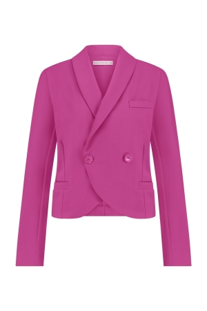 Studio Anneloes Studio Anneloes ida bonded blazer 11104 Blazers 5500 new fuchsia