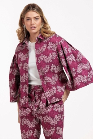 Studio Anneloes Studio Anneloes emmy jacquard blouse 11119 Blouse 5514 fuchsia/kit
