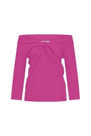 Studio Anneloes Studio Anneloes felina top 11115 T-shirt lange mouw 5500 new fuchsia